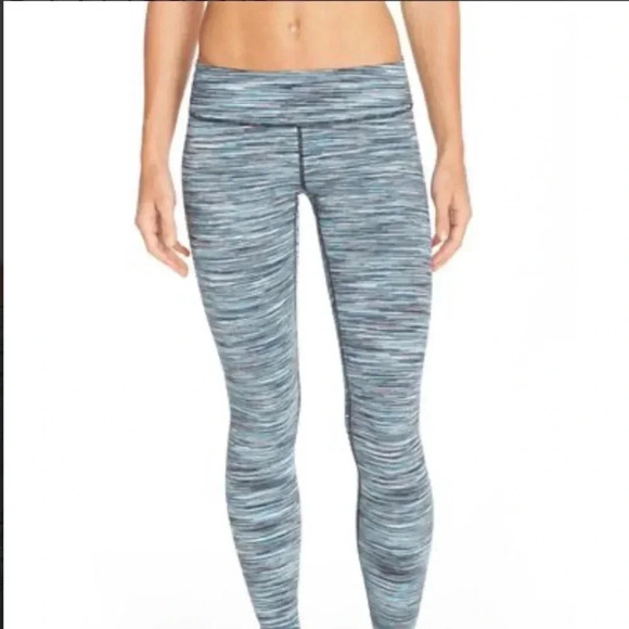 ZELLA EUC Live in Blue Blink Space Dye Leggings - Picture 2 of 5